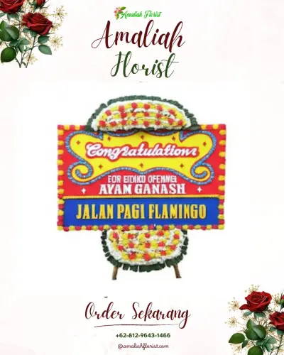 Bunga Papan Congratulation di Lodoyong